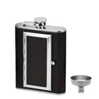 Stainless Steel Hip Flask Portable Flagon 5oz Silver Travel Liquor Bottle Funnel
