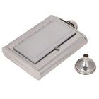 Stainless Steel Hip Flask Portable Flagon 5oz Silver Travel Liquor Bottle Funnel