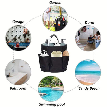 Portable Handheld Collapsible Tool Organizer Storage Box for Home Workshop Tools