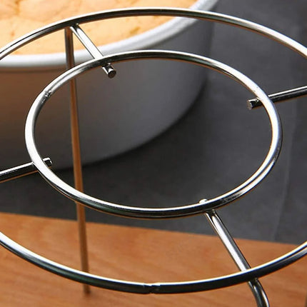 Round Cake Cooling Rack 8PCS Wire Stand 13.5 and 17cm for Baking Pastry Dessert