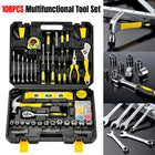 108PCS Multifunctional Tool Set Hand Tools Kit Durable for Home Repair Workshop