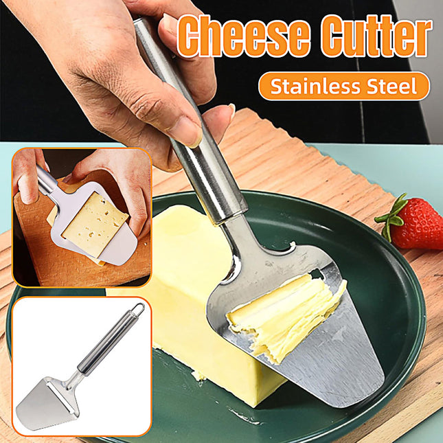 Stainless Steel Plane Cheese Cutter Kitchen Cooking Tool Hard Cheese Slicer Tool