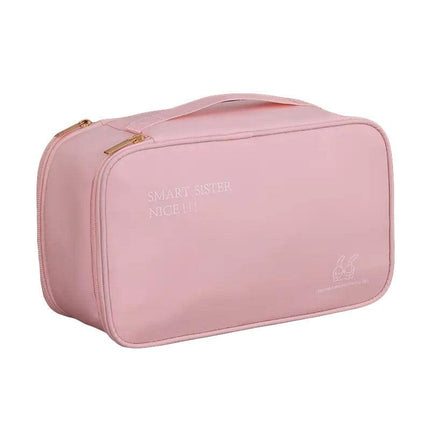 Double Lingerie Storage Bag Travel Organizer Clothes Storage Case for Underwear