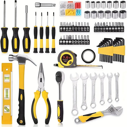 108PCS Multifunctional Tool Set Hand Tools Kit Durable for Home Repair Workshop