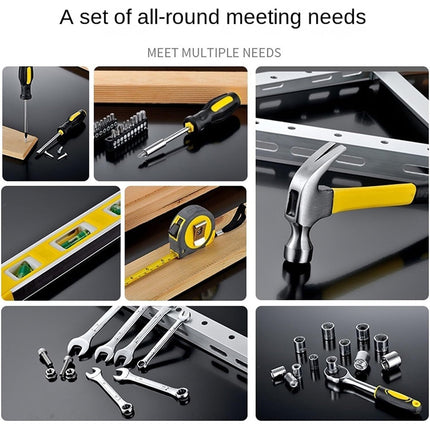 108PCS Multifunctional Tool Set Hand Tools Kit Durable for Home Repair Workshop