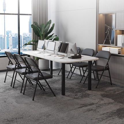 Folding Chair 2PCS Home Portable Training Computer Office Dining Cosmetic Chair