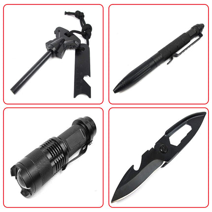 Emergency Survival Equipment Set Outdoor Sports Hiking Tactical Camping Tool Kit
