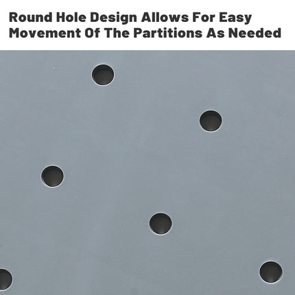 4PCS Pegboard Storage Rack Hanging Shelf Home Office Durable Space Saving Use
