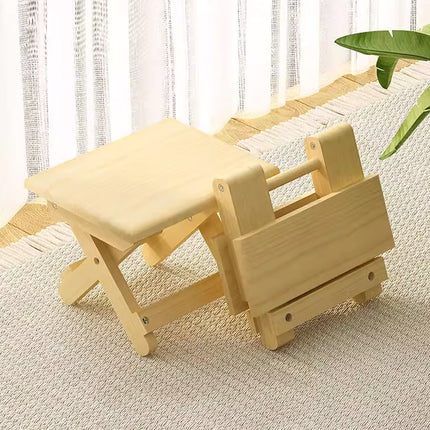 Portable Multi Purpose Foldable Low Stool Durable Space Saving For Home Outdoor