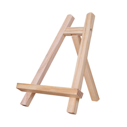 6pcs Tabletop Display Stand A-Frame Artist Easel Beechwood Tripod Wood Holder