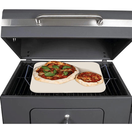 3PCS Square Pizza Stone Baking Tray for Oven Grill Pizza Bread Cooking 38x30cm