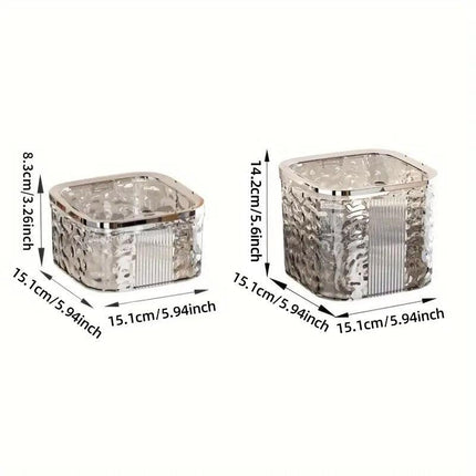 Desktop Mini Trash Can Small Waste Bin Storage Bucket for Office Kitchen Home