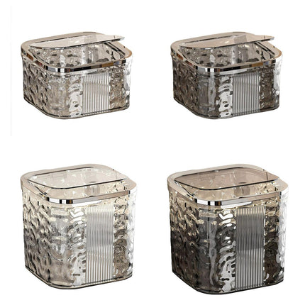 Desktop Mini Trash Can Small Waste Bin Storage Bucket for Office Kitchen Home