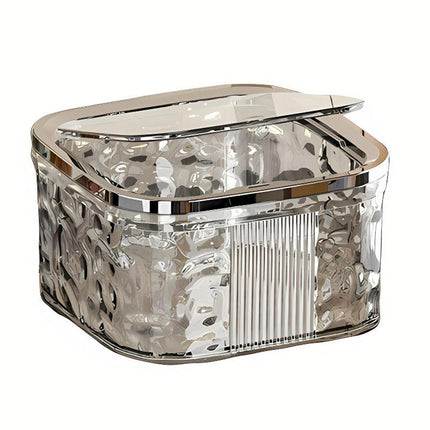 Desktop Mini Trash Can Small Waste Bin Storage Bucket for Office Kitchen Home