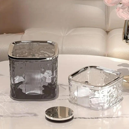 Desktop Mini Trash Can Small Waste Bin Storage Bucket for Office Kitchen Home