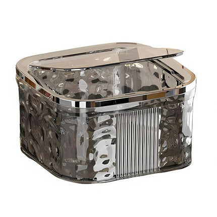 Desktop Mini Trash Can Small Waste Bin Storage Bucket for Office Kitchen Home