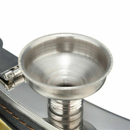 8oz Hip Flask Whiskey Stainless Steel Alcohol Set Funnel Pocket Bottle Engraving