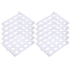 10pcs Folding Clothes Board Wardrobe Organizer Lazy Stacking Storage Boards