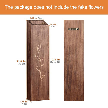 4PCS Wood Plant Wall Shelf Durable Aesthetic for Indoor Wall Decor Storage Use