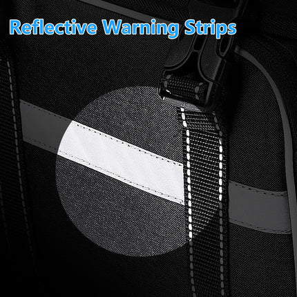 Mountain Bike Rear Rack Bag Large Capacity Bicycle Saddle Pack Waterproof Use