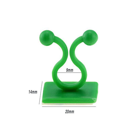 100Pcs Invisible Wall Clips for Plant Climbing & Vine Support - Aimall