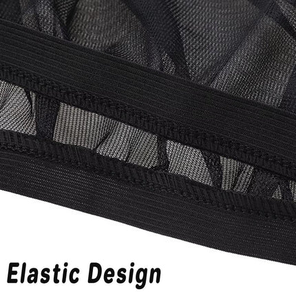 2pcs Car Window Screen Mesh Universal Anti Mosquito Sunshade Curtain Protector