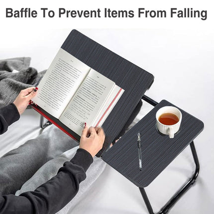 Small Bedside Table Multifunctional Foldable Desk Portable Folding Bedside Tray