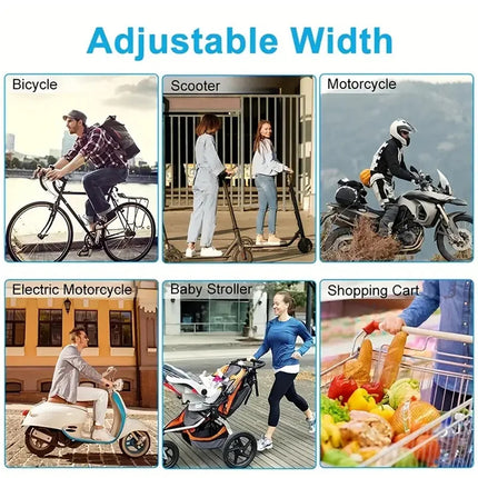 360° Rotation Mobile Phone Holder Handlebar Mount For Motorcycle Bicycle Bike