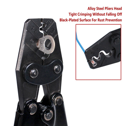 Ratchet Crimping Tool Wire Crimper Cable Terminal Pliers for Electrical Connection
