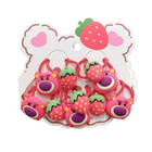 Cute hair bands with cartoon bear and strawberries design