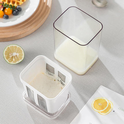 1100/1800ml Yogurt Whey Strainer with Stainless Steel Mesh for Yogurt Making Use