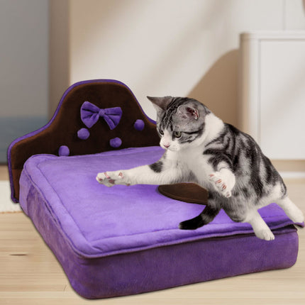 Pet Dog Bed Kennel Sofa Style Sleeping Cushion Soft Indoor Resting Nest for Pet