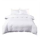 Hotel Quality White Duvet Cover Soft Fabric Bedding Set for Bedroom Motel