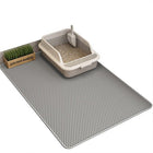 Large Double Layer Litter Mat Waterproof Non Slip Cat Trapping Pad Easy to Clean