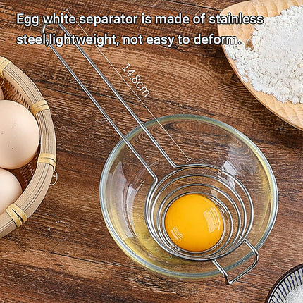 Egg Yolk for Making Cake Stainless Steel Hand Held Separator Divider Kitchen