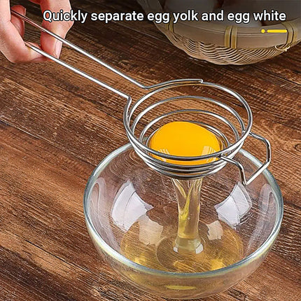 Egg Yolk for Making Cake Stainless Steel Hand Held Separator Divider Kitchen