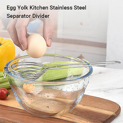 Egg Yolk for Making Cake Stainless Steel Hand Held Separator Divider Kitchen