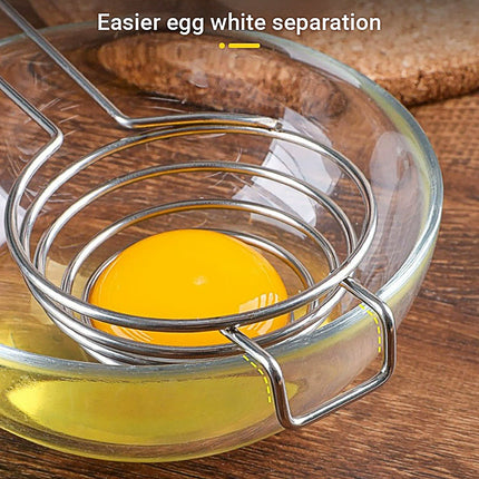 Egg Yolk for Making Cake Stainless Steel Hand Held Separator Divider Kitchen