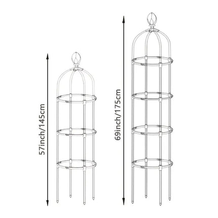 Garden Trellis Durable Plastic for Climbing Plants Outdoor Plant Support Decor