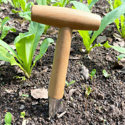 2pcs Gardening Hole Punch T Shape Fertilizer Seeder Vegetable Planting Tool