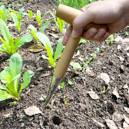 2pcs Gardening Hole Punch T Shape Fertilizer Seeder Vegetable Planting Tool