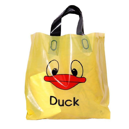 50x Reusable Plastic Tote Bag Eco Friendly Shopping Bags Durable Large Capacity