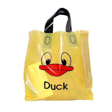 50x Reusable Plastic Tote Bag Eco Friendly Shopping Bags Durable Large Capacity