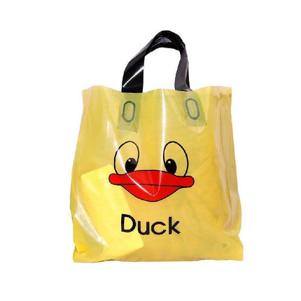 50x Reusable Plastic Tote Bag Eco Friendly Shopping Bags Durable Large Capacity