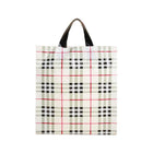 50x Reusable Plastic Tote Bag Eco Friendly Shopping Bags Durable Large Capacity