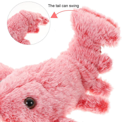 Electric Simulation Lobster Jumping Toy USB Charging Funny Plush Toy Dog Cat Toy