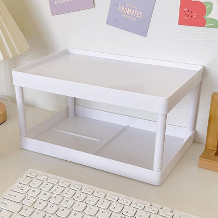 2pcs Desk Organizer Storage Rack Display Shelf for Cosmetic Sundries Files