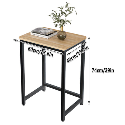 Home Simple Small Square Side Table Sturdy Space Saving For Living Room Bedroom