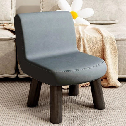 Home Use Low Stool Shoe Changing Stool with Backrest Comfortable Seat Durable