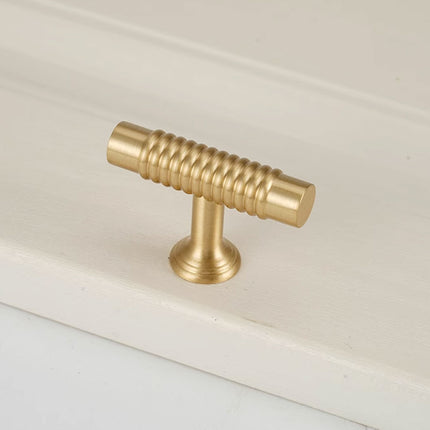6 Sizes Gold Cabinet Door Handle Light Luxury Bronze Pull for Wardrobe Drawer